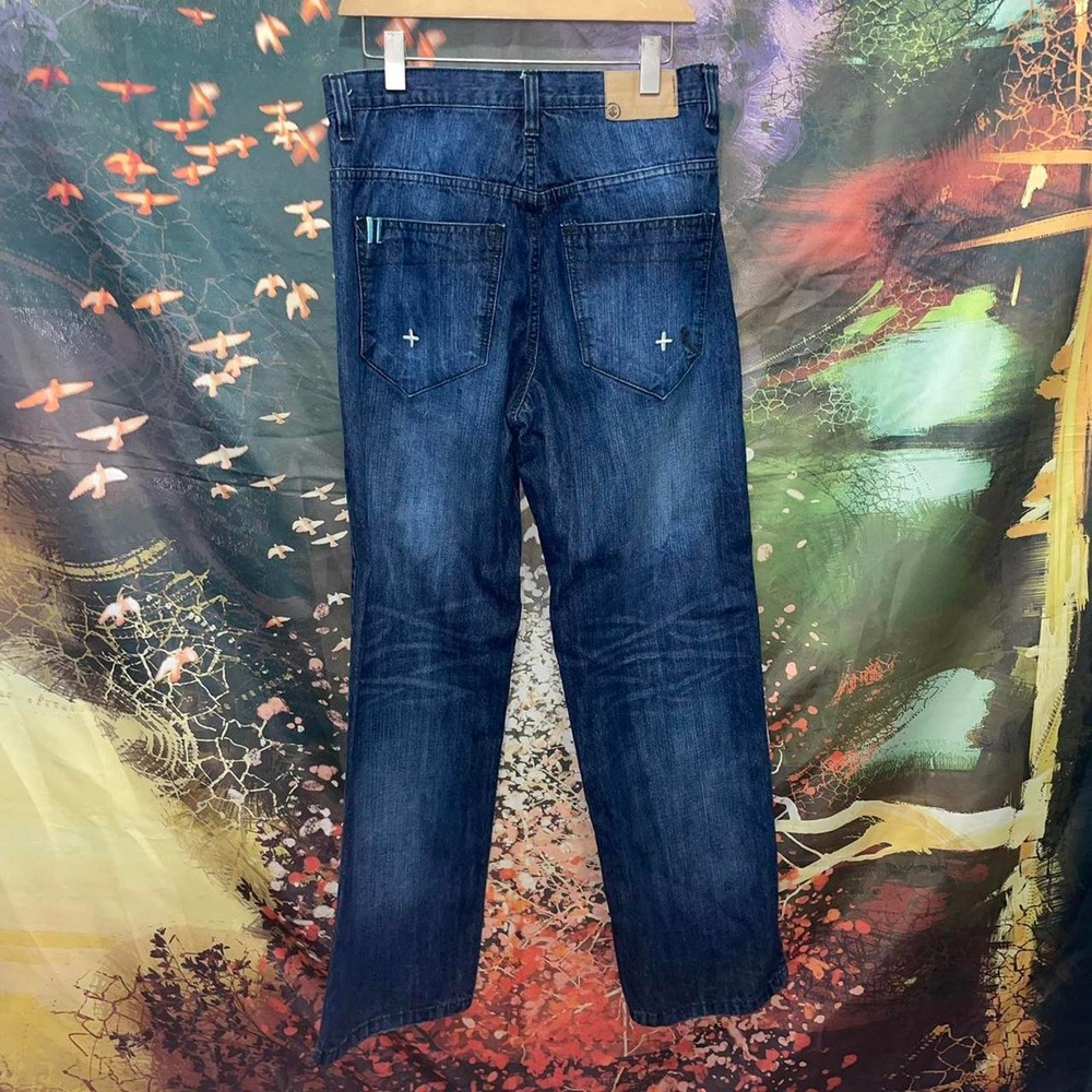 Rare 00's ROCAWEAR Dark Wash Denim Skater Jeans